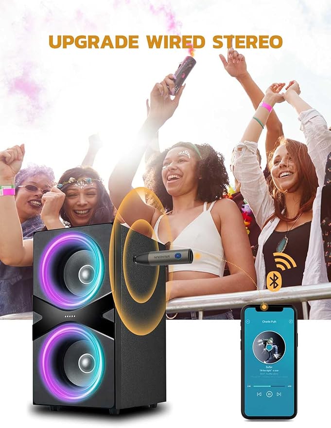 Adaptador Bluetooth para Auto MaedHawk 5.4 con Micrófono y Manos Libres miniatura 3