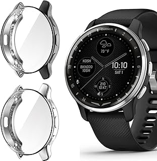 Compatible for Garmin D2 Air Case, Lamshaw All-Around Protective TPU Bumper Cover Screen Protector Case Cover Compatible for Garmin D2 Air X10