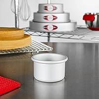 Vista 76 de Fat Daddio's - Juego de 2 moldes para pasteles redondos de aluminio anodizado, 8 x 2 pulgadas