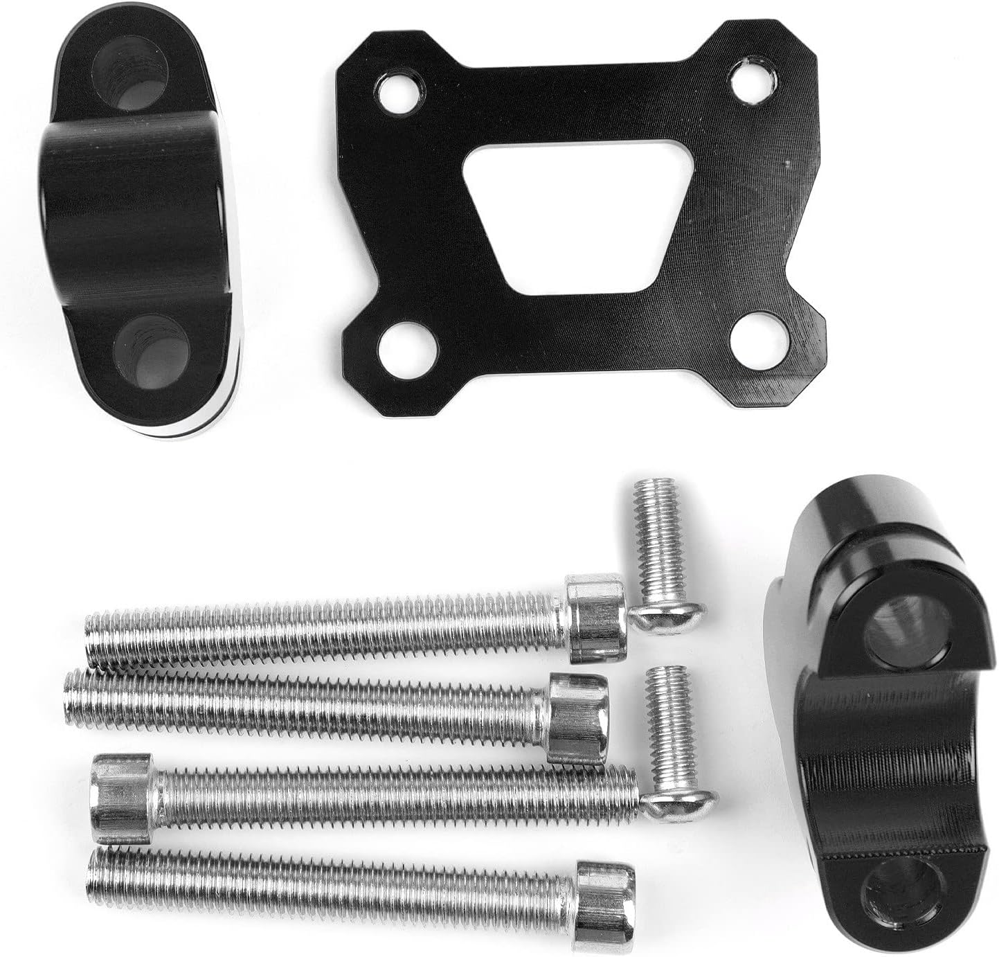 Areyourshop Handlebar Risers 25mm Riser for YAMAHA MT-07 2014-2018, TRACER 700 2014-2018, MT-07 Moto Cage 2014-2018 Black