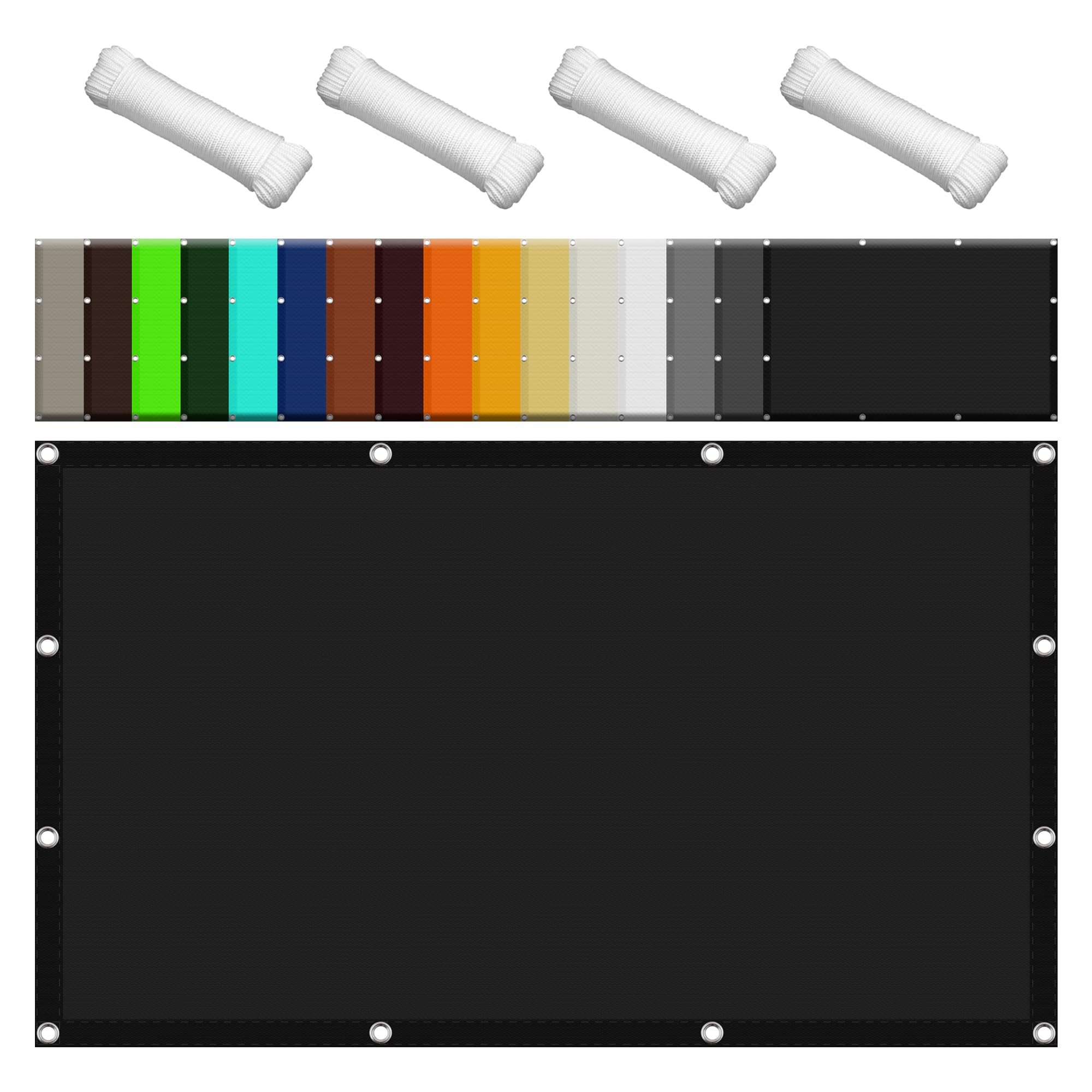 Voile d'ombrage rectangulaire pour sublimer votre balcon et jardin