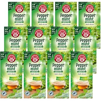 Pompadour Peppermint 10 Tea Bags x 12 Sets