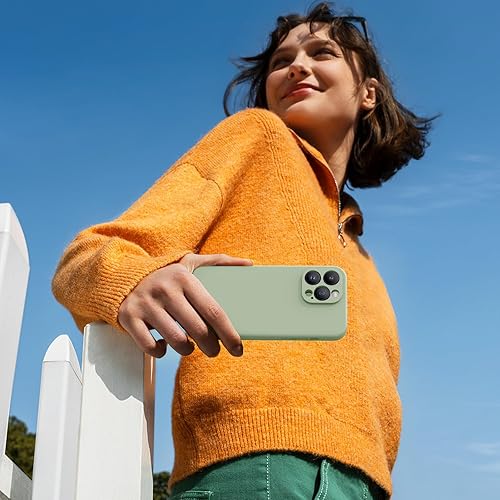 Miniatura 1087 de Miracase - Funda diseñada para iPhone 11 con protector de pantalla, funda de goma de silicona líquida, protección total contra caídas y a prueba