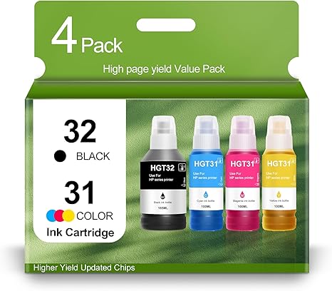 31 32XL Ink Bottle Set Compatible For Smart Tank 5101 7602