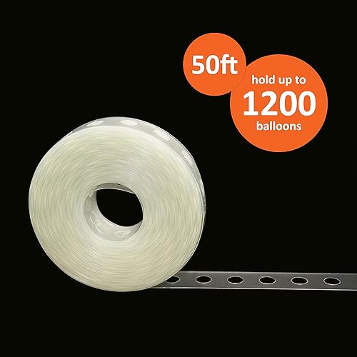Miniatura 3 de Decoraciones de globos de 50 pies de cinta de arco de guirnalda de cinta de serpentina para decoración de bodas, fiestas de cumpleaños, baby shower,