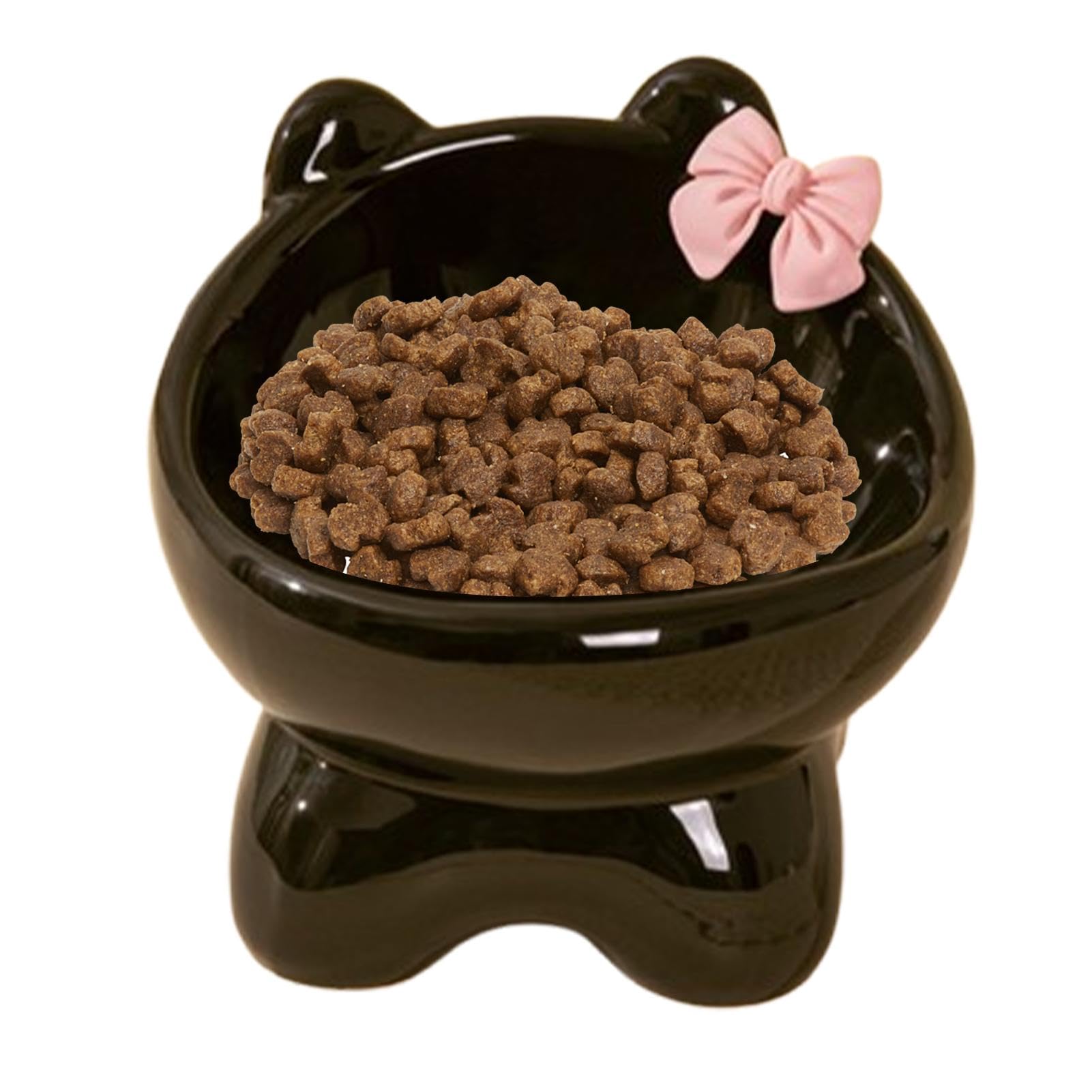 Gamelle surélevée pour chat en design incliné 15° : l'excellence ergonomique durable
