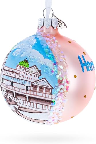 Miniatura 3 de Pennsylvania State Capitol, Harrisburg, Pennsylvania, USA Bola de cristal adorno de Navidad 3.25 pulgadas