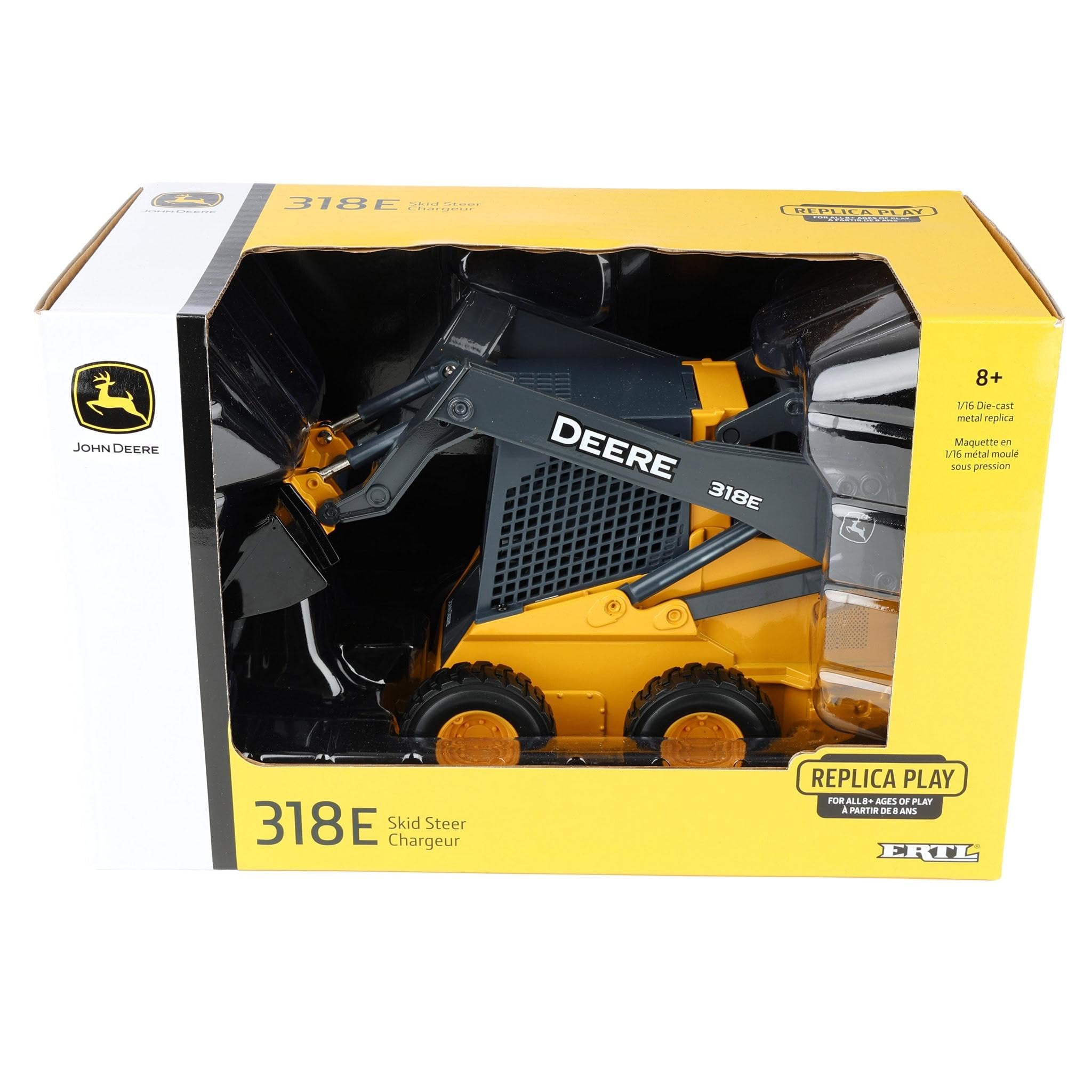 ERTL john deer スキッドステアローダー Amazon.com: ERTL 1/16 John Deere 318E Skidloader LP51308 45470