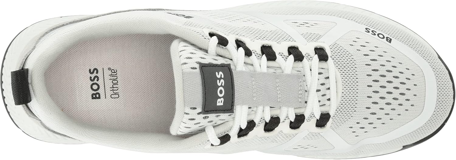 BOSS Mens Mesh Mix Running Sneakers - Image 5