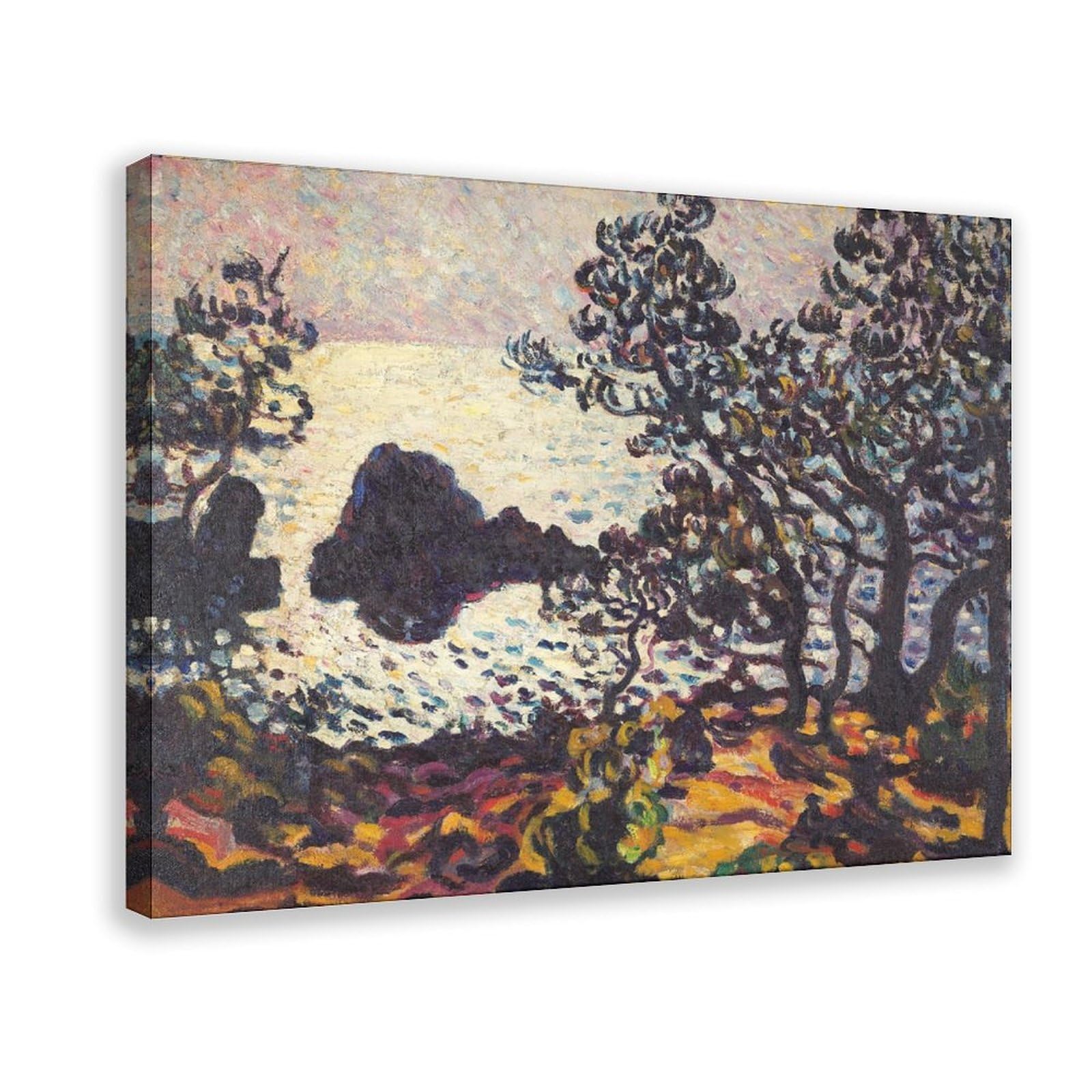 DFJyjFGJJ Louis Valtat,The Sea at Antheor 1907 Wall Decoration Poster Family Bar Restaurant Garage Cafe Art Sign Gift 20" L X 30" W