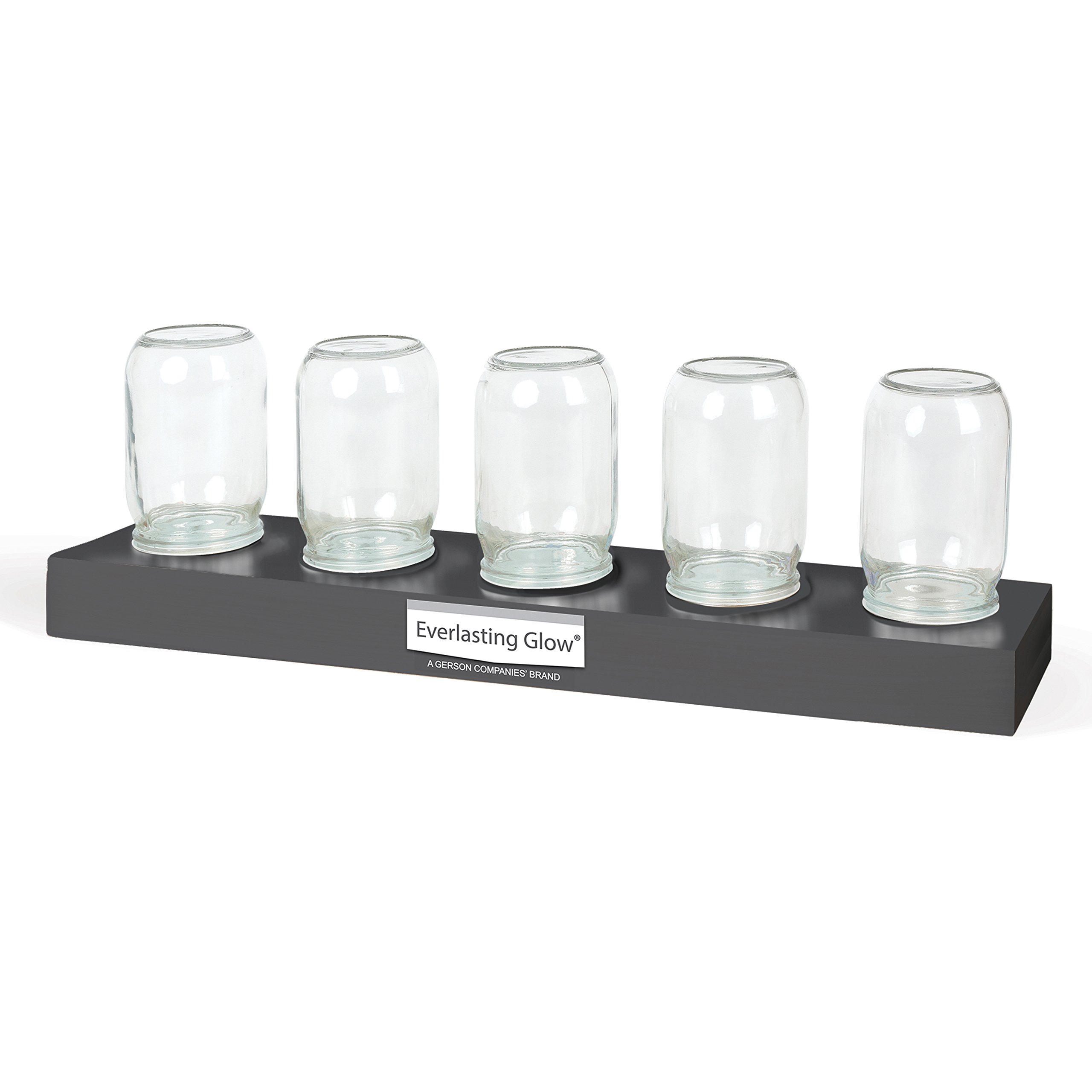 Everlasting Glow21.65" Mason Jar Display, 2Inl x 4.8Inw x 1.89Inh