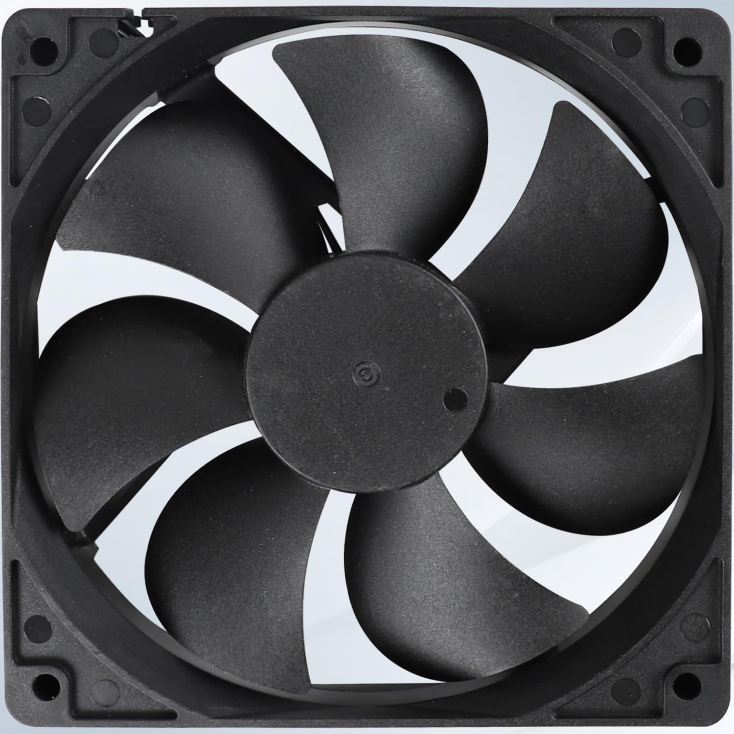 XY12025B2H EC 12025 Ventilador de refrigeración, XY-12025B2H 220-240V 0.07A Piezas de repuesto para gabinete de alto volumen de aire, 50/60Hz, tamaño: 120×120×25mm, 7 aspas de ventilador (2 piezas)