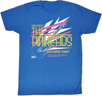 American Classics Back to The Future The Pinheads Rock Band T Shirt Red 2X