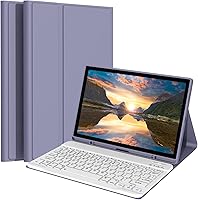 Vista 7 de Case with Keyboard for Samsung Galaxy Tab A8 (Black)