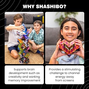Shashibo DODECA Magnetic Puzzle Cube, Sensory Fidget Toy for Adults & Kids, Stress Relief Fidget Toy for All Ages, Cool Fidget Toys for Desk, Shape Shifting Box, 100+ Possible Shapes