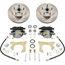 55-57 Chevy Disc Brake Kit, 11" Rotors, 69-72 GM Calipers, Bolt-On