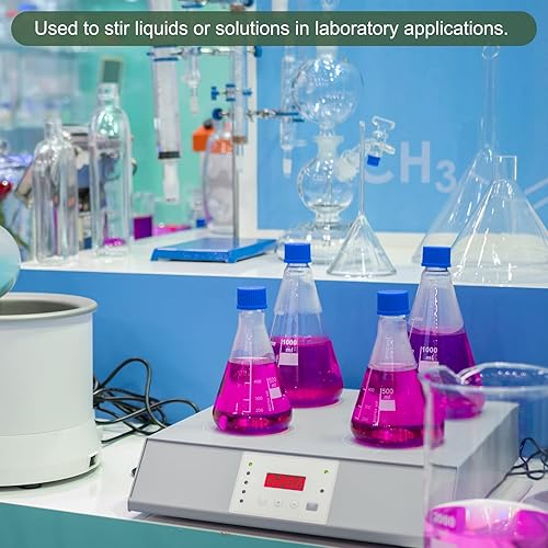 Vista 5 de YOKIVE 2 barras de agitación magnéticas, barra de laboratorio con forma de anillo resistente a la corrosión, líquido de agitación ideal