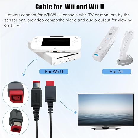كابل تمديد شريط الاستشعار بطول 30 قدمًا لجهاز Wii وWii U