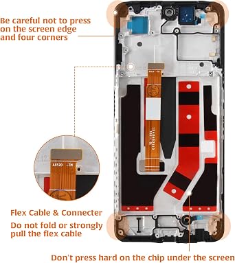 for OnePlus Nord N30 5G Screen Replacement 1+ with Frame 6.72 CPH2515 LCD Screen Display Replacement Touch Digitizer Assembly Kit