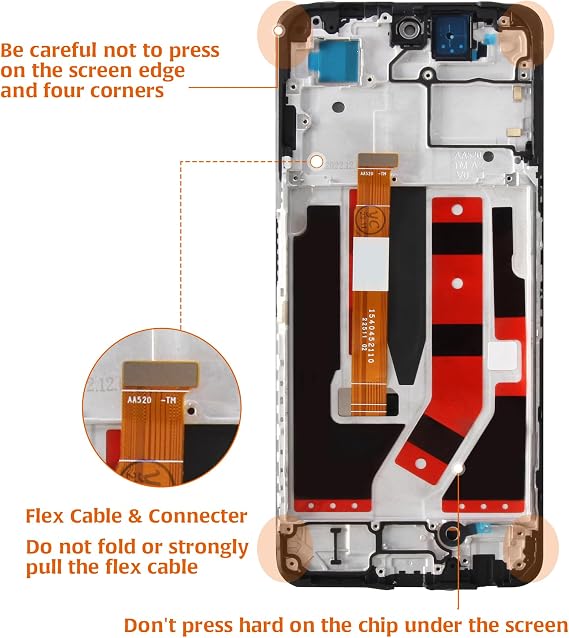 for OnePlus Nord N30 5G Screen Replacement 1+ with Frame 6.72 CPH2515 LCD Screen Display Replacement Touch Digitizer Assembly Kit