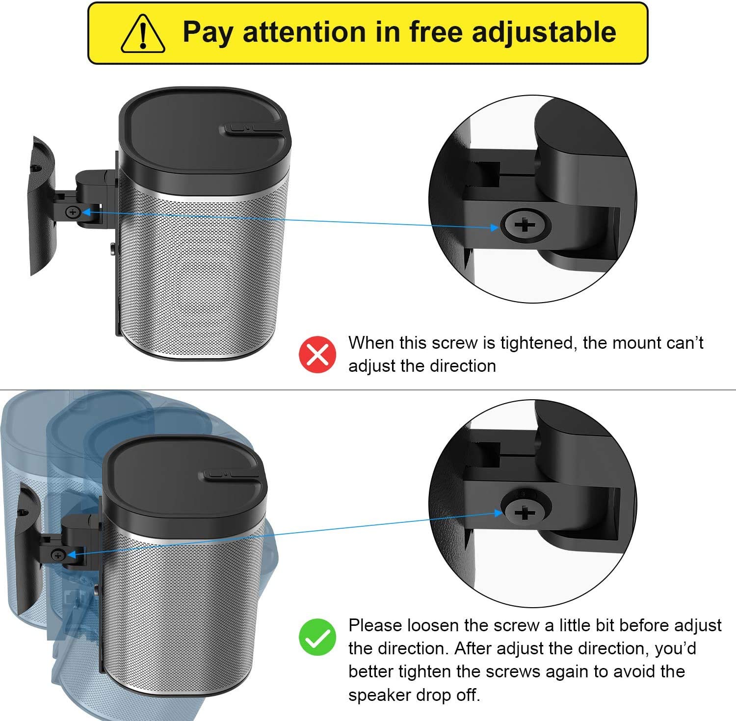 sonos play 1 thread size
