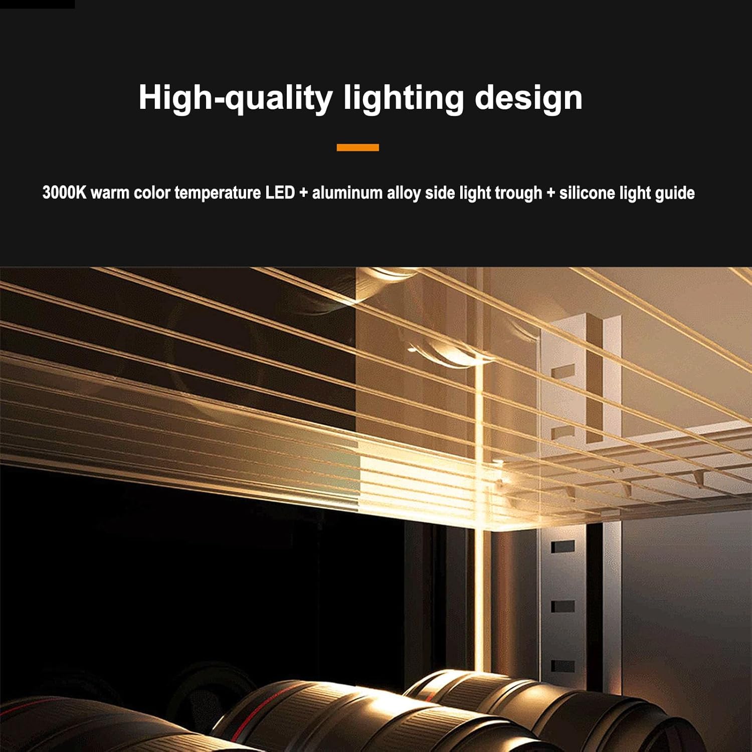 20L Electronic Moisture-Proof Storage Cabinet with LED Light & 3-Digit Lock - Ideal for Camera Lens & Photography Equipment Protection