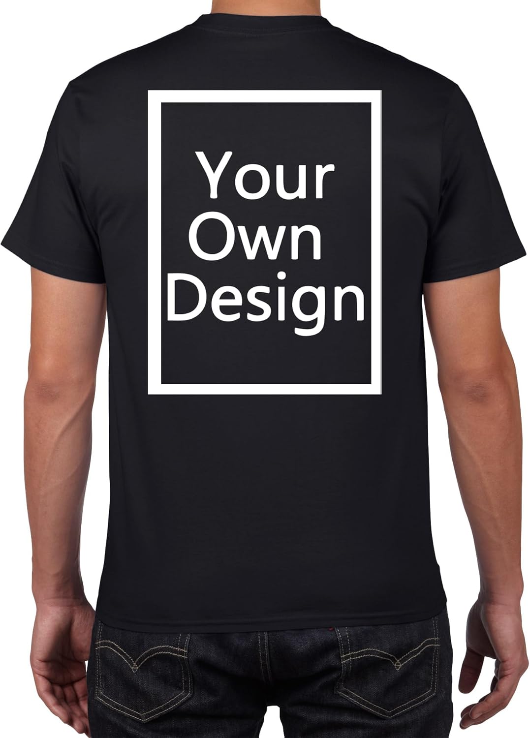 Custom Workwear Uniforms, 6 Pack T-Shirt 1 Hoodie, Personalized Work Shirts for Men Small Business Company Logo Front & Back - Image 2