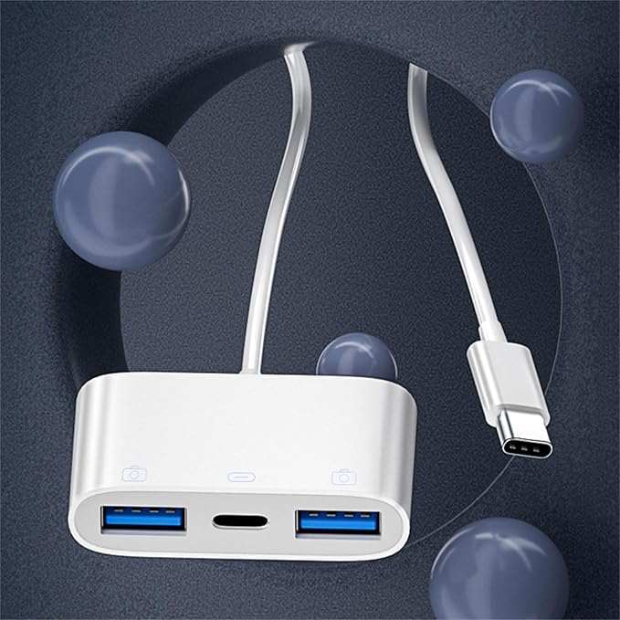 Hub USB 3.0 3 en 1 Tipo C a USB 2.0/3.0 miniatura 4