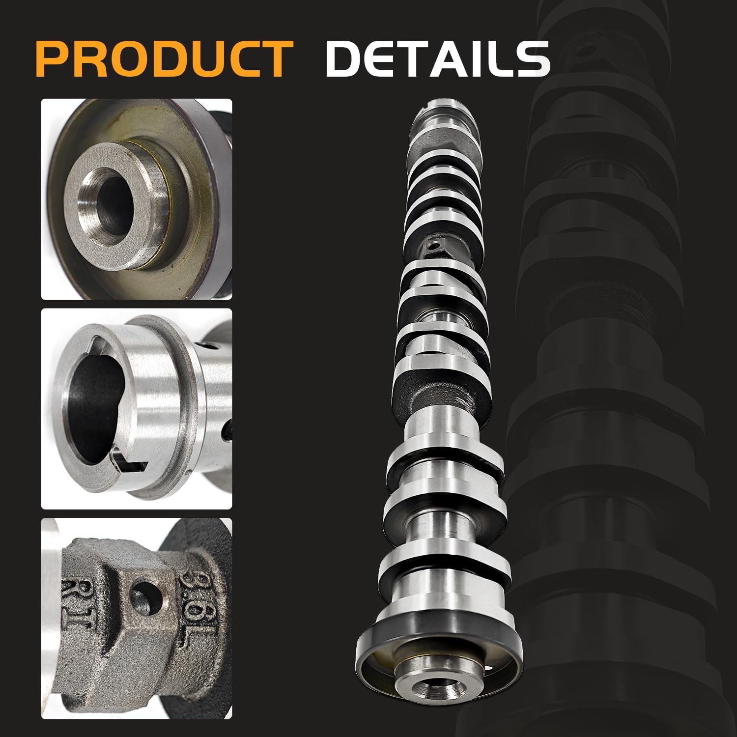 5047913AD Right Side Intake Camshaft Compatible with Jeep Grand Cherokee L WK Wrangler Gladiator Dodge Durango Chrysler Pacifica Voyager Ram 1500 ProMaster 1500/2500/3500 3.6L V6 2016-2023