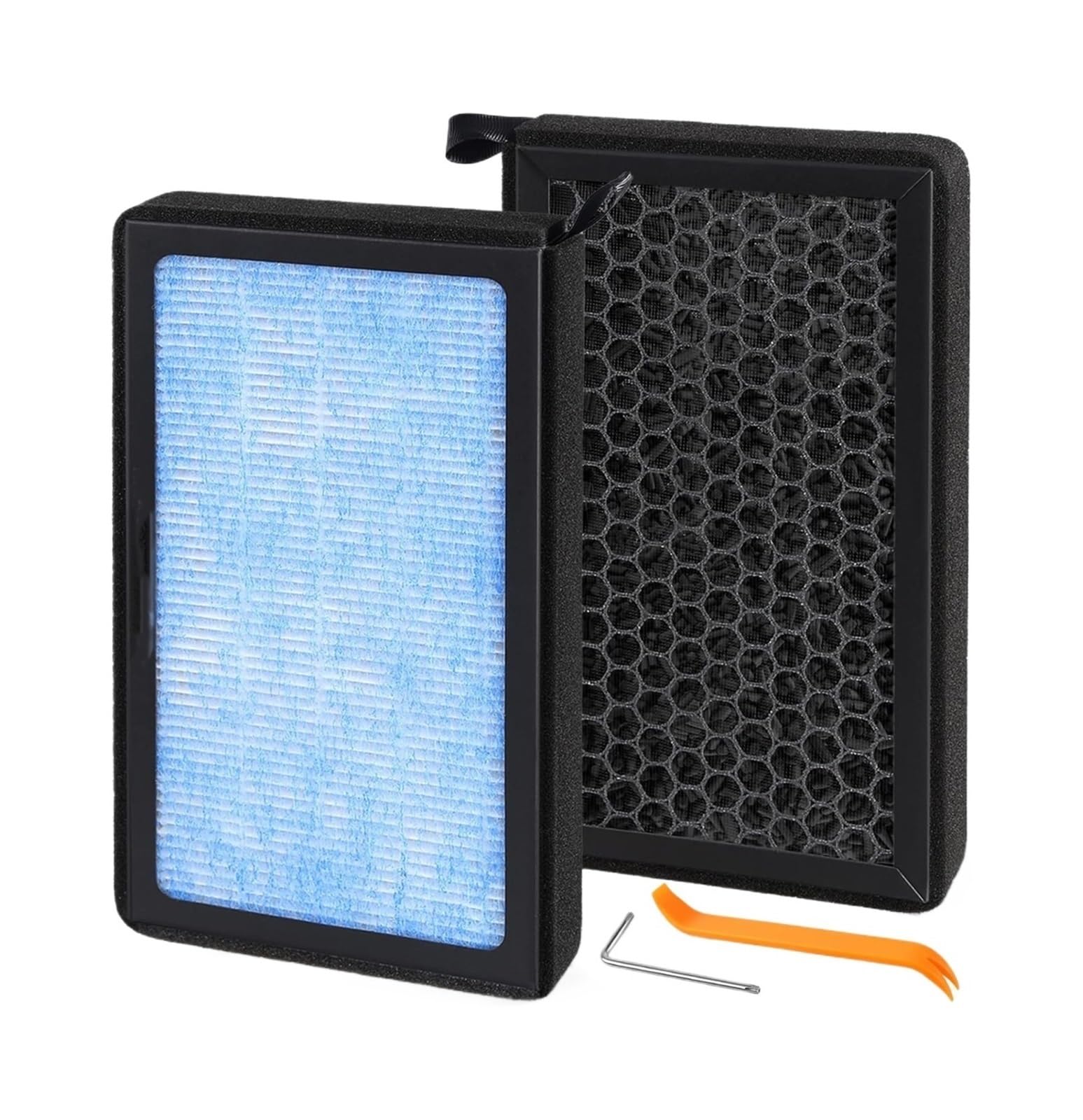 Xpnsdu One Color Cabin Filter Air Filter Fit For Tesla Model 3 Model Y 2017-2025 Hepa Activated Carbon Cabin Air Filter Replacement Accessories 2Pack