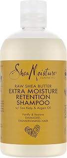 SheaMoisture Raw Shea Butter Extra Moisture Retention Shampoo silicone and sulphate free shampoo for damaged, transitioning hair 384 ml