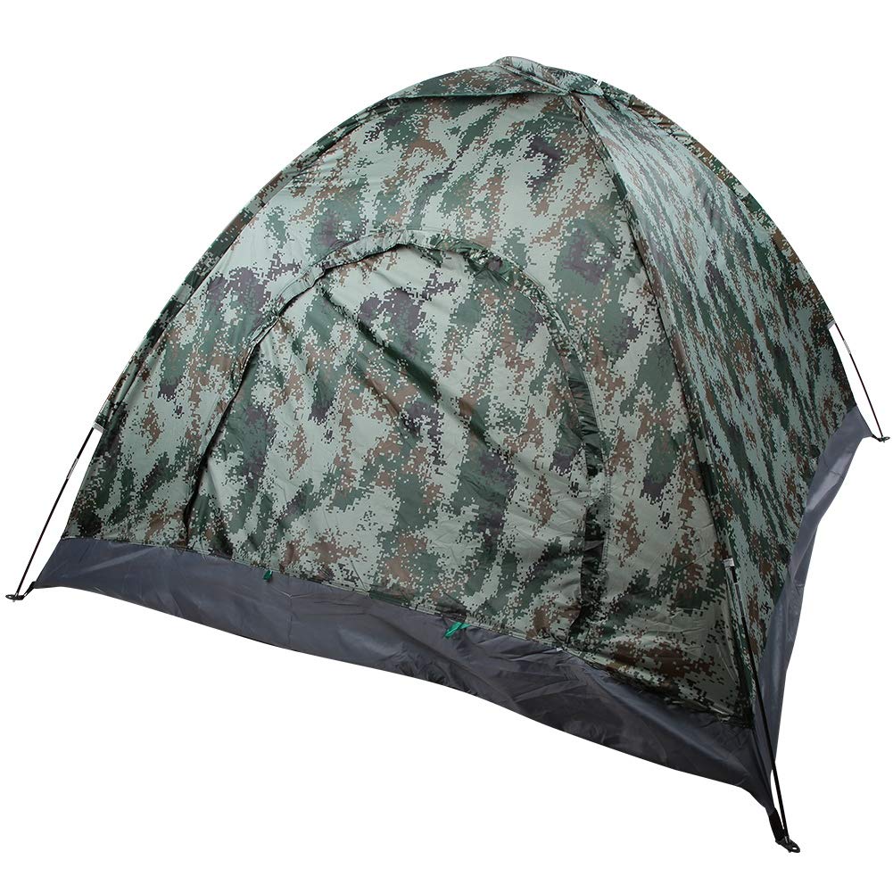 Tente de Camping, Tente de 3-4 Personnes Tentes Dôme Imperméable et Coupe Vent Portable pour Camping Extérieur Randonnée