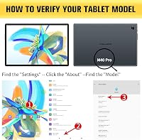 DLveer Prémium Műbőr Tok Teclast M40 Pro/P20S 10 Hüvelykes Tablethez - 360 Fokos Védelem, Többszögű Állvány, Tolltartó, Fekete 2
