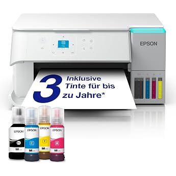 Epson EcoTank ET-2956 White A4 Multifunction Printer with Wi-Fi & AirPrint Ink Tank Scan Copy & Duplex Printing Up to 3 Years of Ink Included