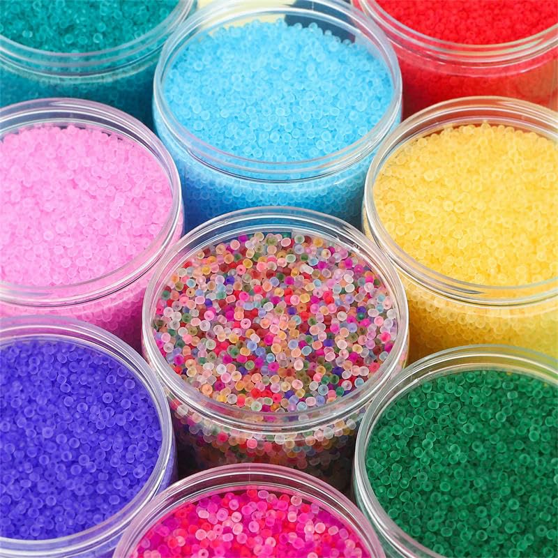 10 Grammes Petite Perle De Rocaille Rayée Multicolore Opaque 2.5~3x2 10 Grammes Petite Perle De Rocaille Rayée Multicolore Opaque 2.5~3x2