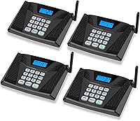 Vista 8 de Intercomunicadores inalámbricos para el hogar actualizado, intercomunicador dúplex completo de 5300 pies manos libres, sistema de intercomunicación