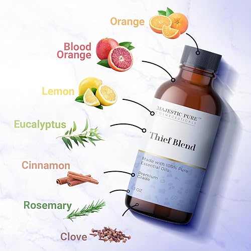 Miniatura 213 de Aceite Esencial Majestic Pure con cuentagotas de vidrio - 100% puro y natural - Aceites esenciales para difusor, aromaterapia, fabricación de jabón