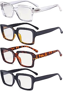 Eyekepper 4-pack Progressive Readers Women - Multifocus Reading Glasses Blue Light Blocking