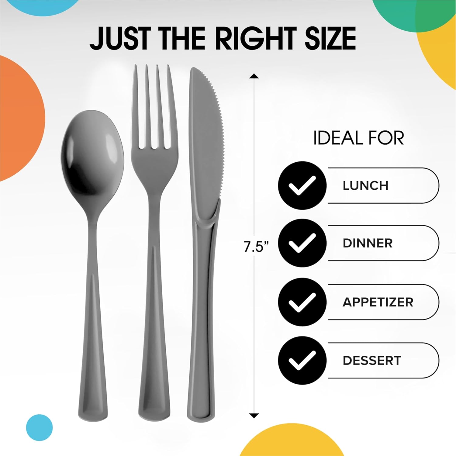Sier Plastic Sierware Heavy Duty Sier Plastic Cutlery