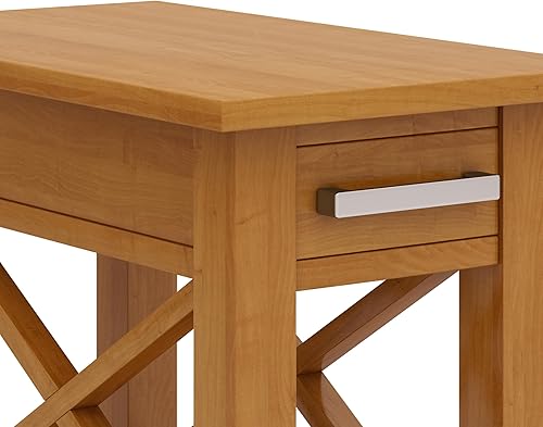 Miniatura 147 de SIMPLIHOME Kitchener Mesa consola – Mesa de sofá de madera maciza de 47 pulgadas de ancho en color blanco, mesa de almacenamiento contemporánea para