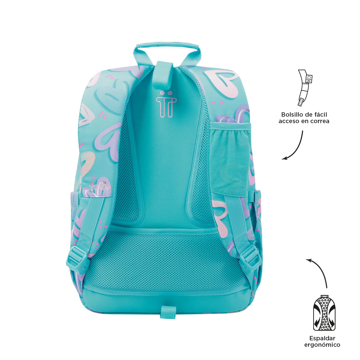 TOTTO Mochila de Tiempo Libre y Sportwear Marca Unisex Infantil