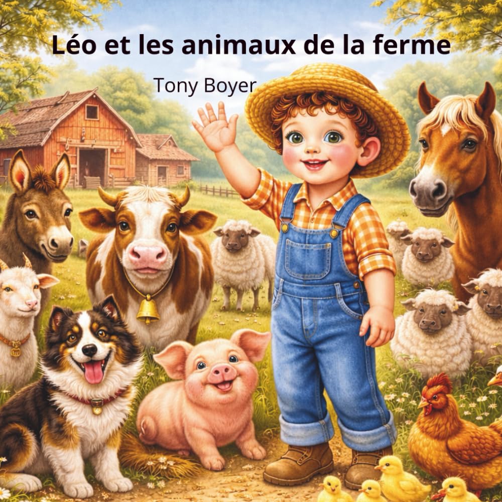 Léo et les animaux de la ferme: Une journée de découvertes au cœur des animaux (Les aventures a Léo)