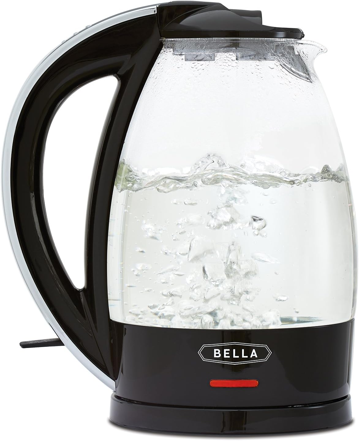 BELLA 7-Cup German Schott Glass Electric Kettle with 360 Removable Base