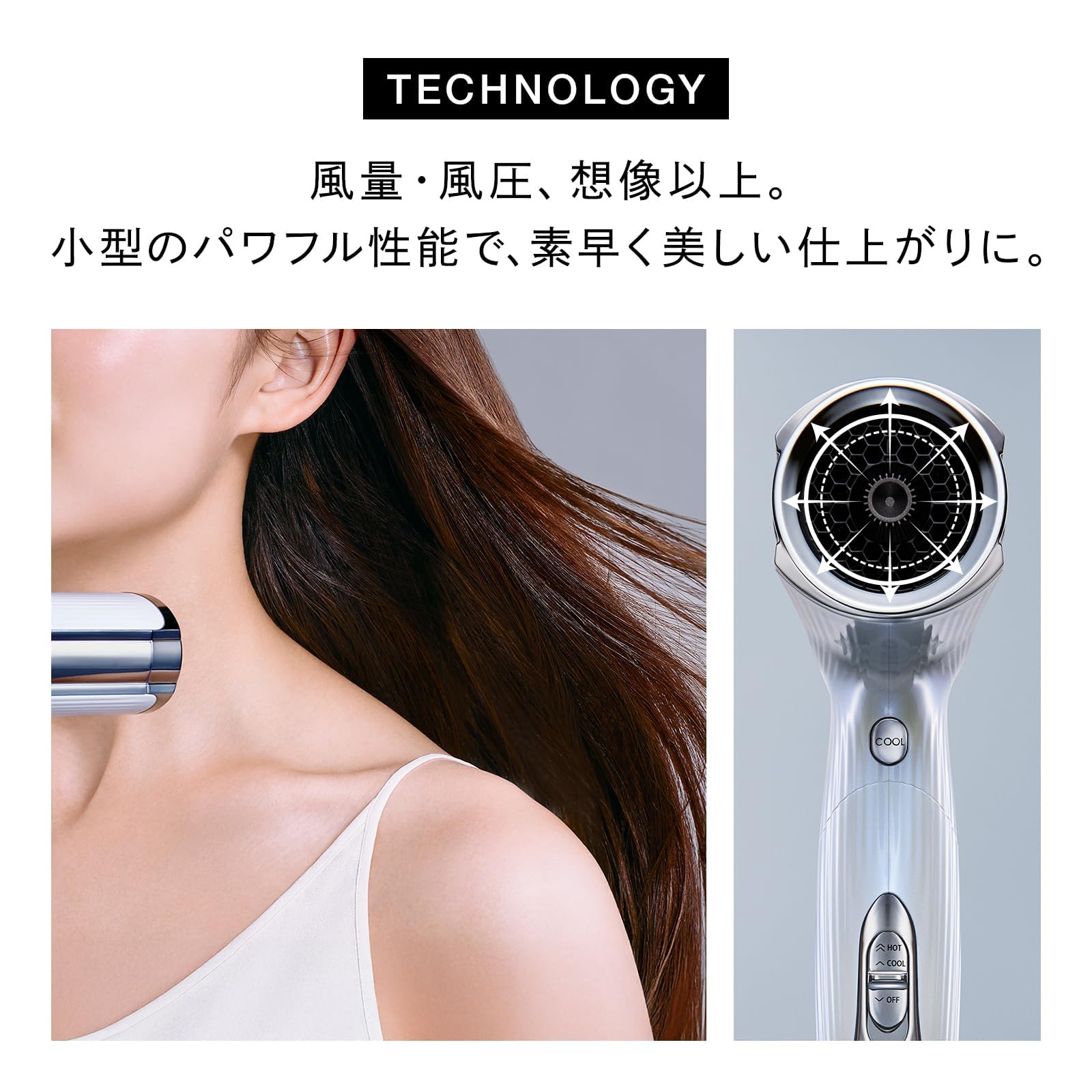 Amazon.co.jp: 【公式ストア限定】リファビューテック ドライヤーS＋