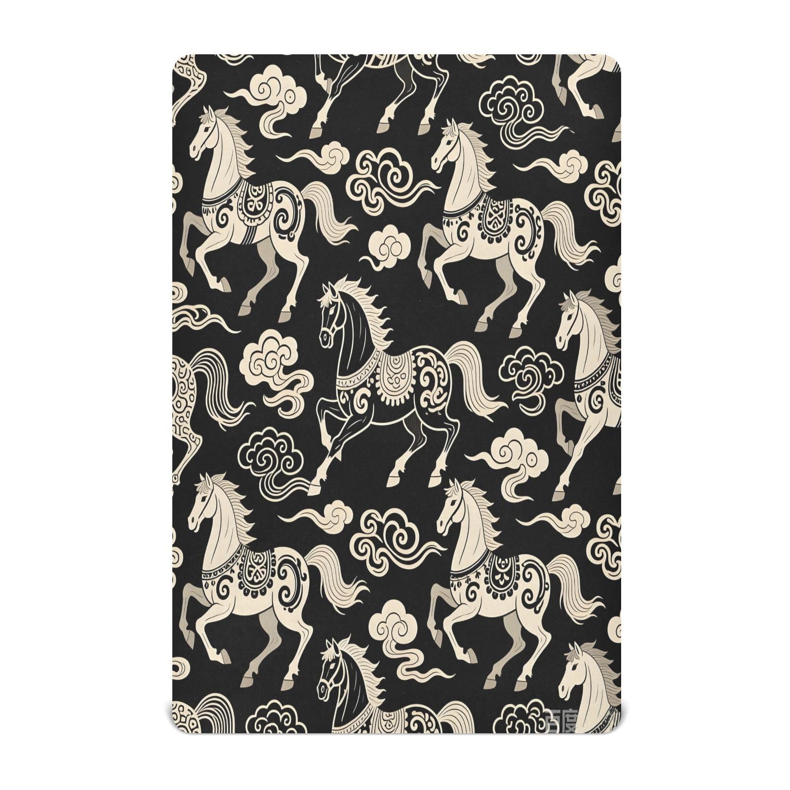 Draps de berceau anti-plis en microfibre douce pour lit de bébé fille et garçon
