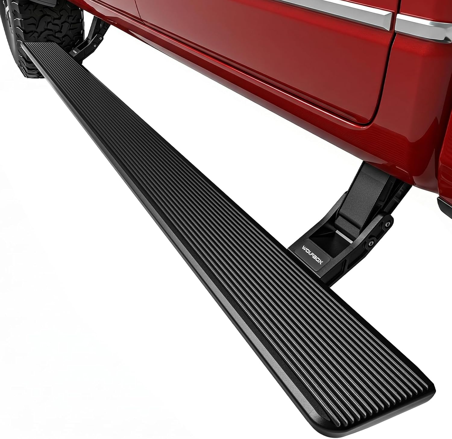WOLFBOX Power Retractable Running Boards for 2025-2026 Ram 1500 Crew Cab