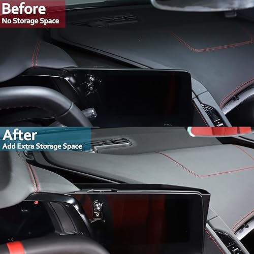 Miniatura 2 de Bandeja de almacenamiento para consola central para tablero de Corvette C8 Stingray 2020 2021 2022 2023, organizador de insertos trae espacio de