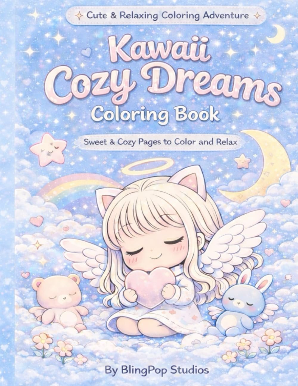 Kawaii Cozy Dreams Coloring Book
