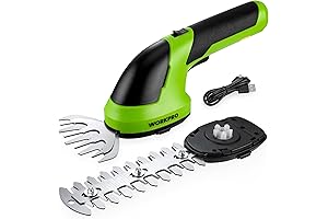 WORKPRO Cordless Electric Weed Cutter - 2-in-1 Handheld 7.2V Grass Shear & Shrub Trimmer