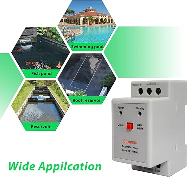 Dc12v التلقائي مستوى المياه تحكم السائل مستوى الاستشعار الكاشف مضخة تعويم التبديل التحكم التقوية مع 6.5 قدم الكاشف Rl-2